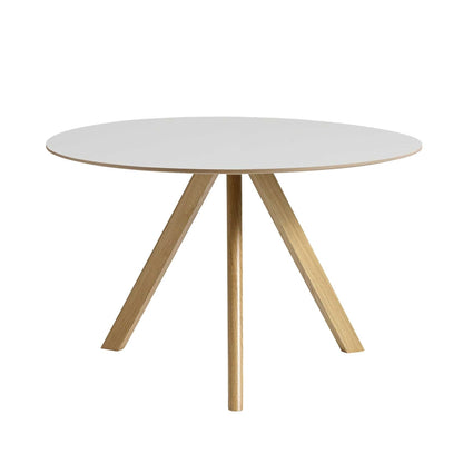 Copenhague CPH 20 2.0 Esstisch Linoleum Ø120cm Weiß