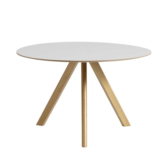 Copenhague CPH 20 2.0 Esstisch Linoleum Ø120cm Weiß