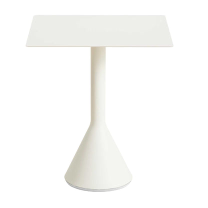 Palissade Cone Gartentisch 65x65cm Weiß