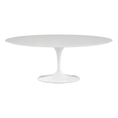 Saarinen Esstisch oval 198cm Weiß