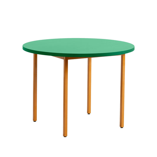 Two-Colour Esstisch Gestell Ocker Ø105cm