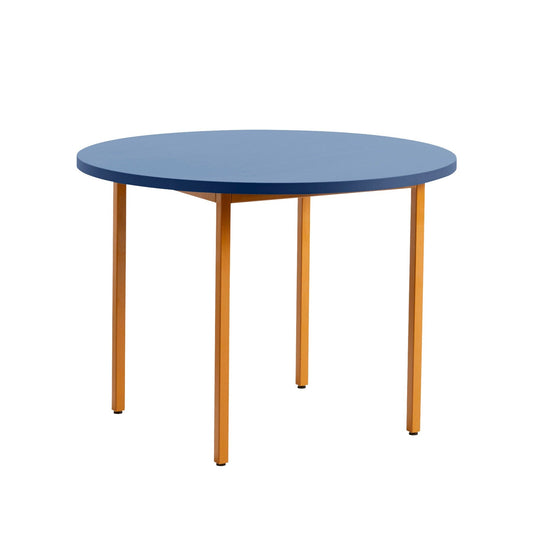 Two-Colour Esstisch Gestell Ocker Ø105cm