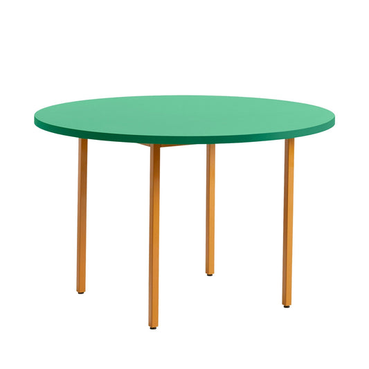 Two-Colour Esstisch Gestell Ocker Ø120cm