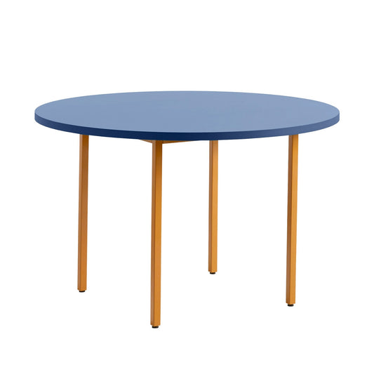Two-Colour Esstisch Gestell Ocker Ø120cm