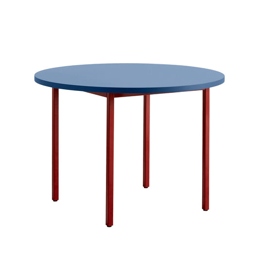 Two-Colour Esstisch Gestell Kastanienrot Ø105cm