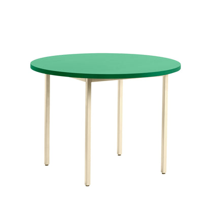 Two-Colour Esstisch Gestell Elfenbein Ø105cm Elfenbein