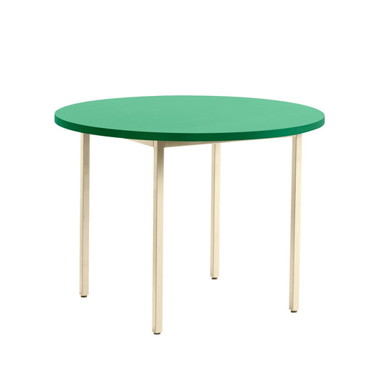 Two-Colour Esstisch Gestell Elfenbein Ø105cm Elfenbein