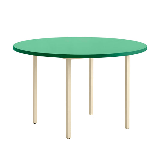 Two-Colour Esstisch Gestell Elfenbein Ø120cm Elfenbein
