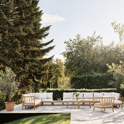 Skagerak Tradition Outdoor Sofa Endmodul Schwarz