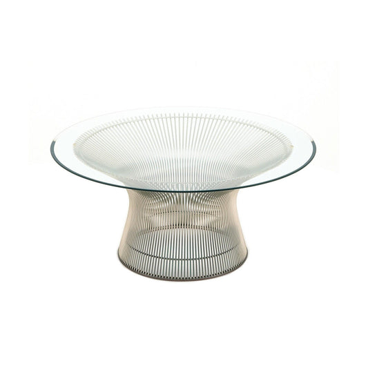 Platner Couchtisch Weiß
