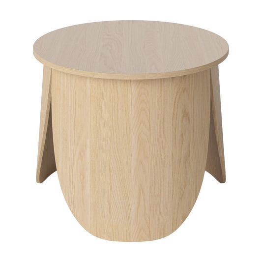 Peyote Couchtisch HxØ 45x56cm Weiß