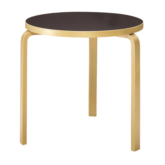Aalto 90B Tisch Ø75cm Schwarz