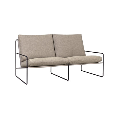 Desert Outdoor 2-Sitzer Sofa Schwarz