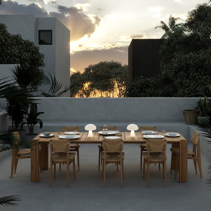Atmosfera Gartenesstisch 281x105cm Natur