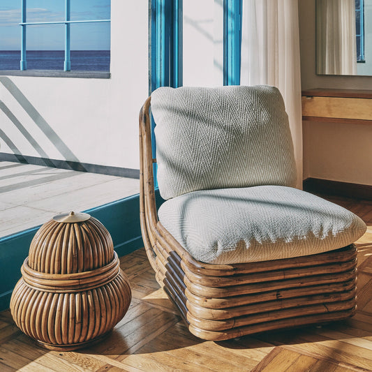 Bohemian 72 Lounge Chair Schwarz
