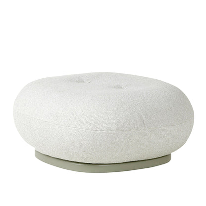 Pacha Outdoor Ottoman drehbar Hellgrau