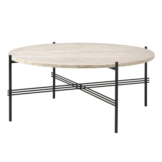 TS Outdoor Beistelltisch Ø80cm Schwarz