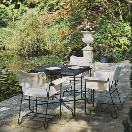 Tropique Gartenesstisch 90x90cm Weiß