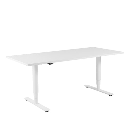W-Life E-Table Schreibtisch höhenverstellbar 180x80cm Weiß