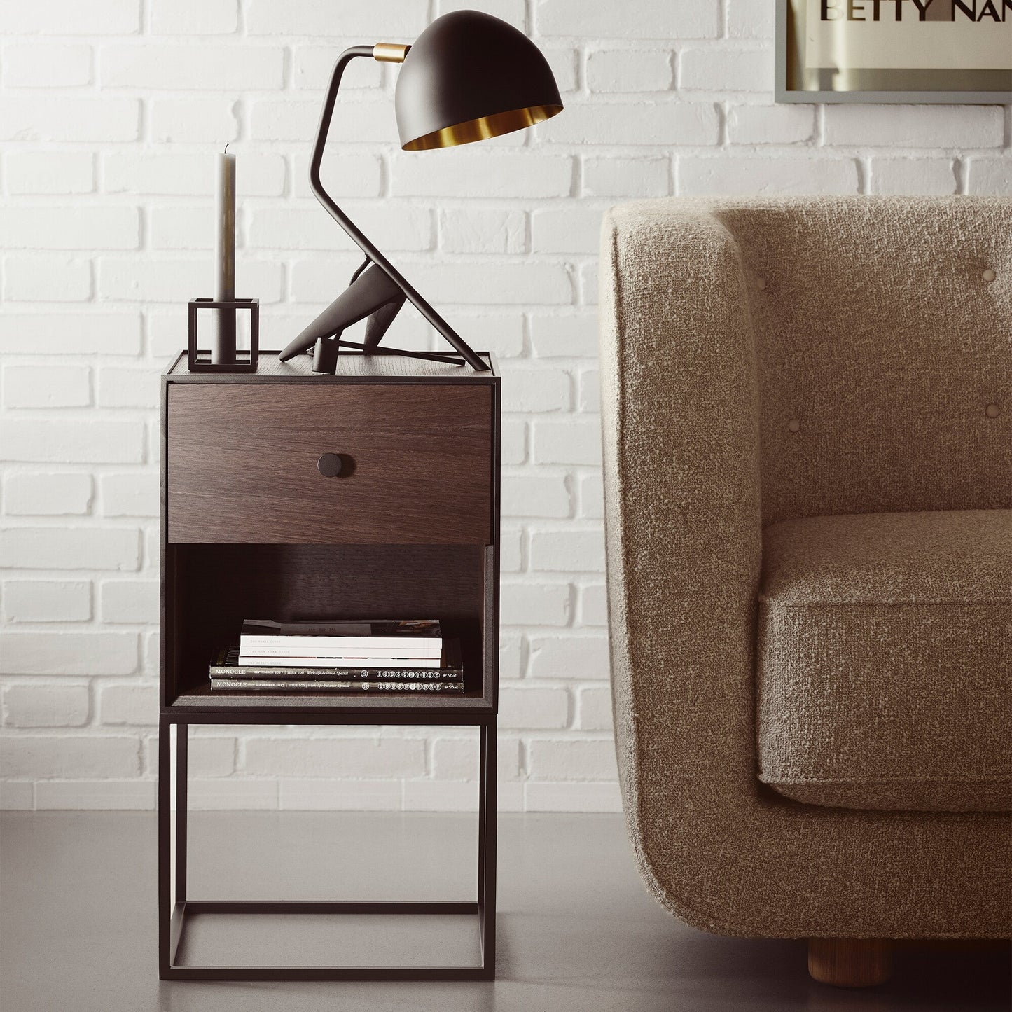 Frame 35 Sideboard mit 1 Schublade Schwarz