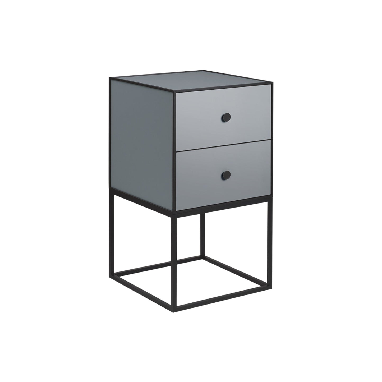 Frame 35 Sideboard mit 2 Schublade Schwarz