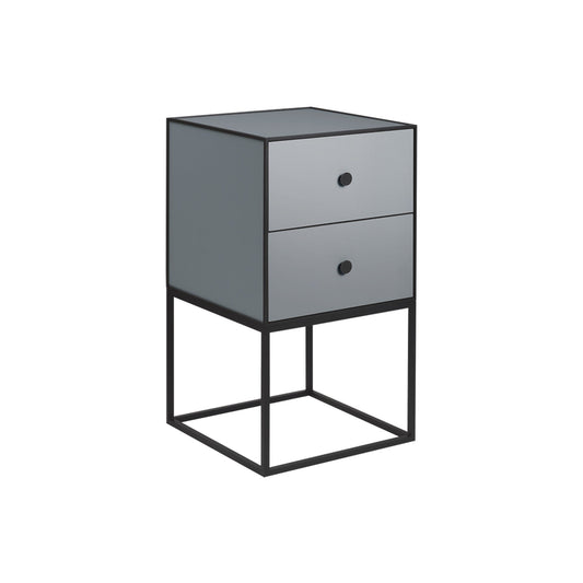 Frame 35 Sideboard mit 2 Schublade Schwarz