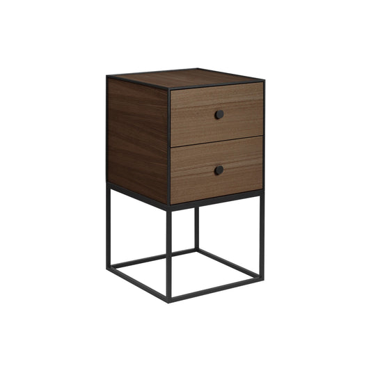 Frame 35 Sideboard mit 2 Schublade Schwarz