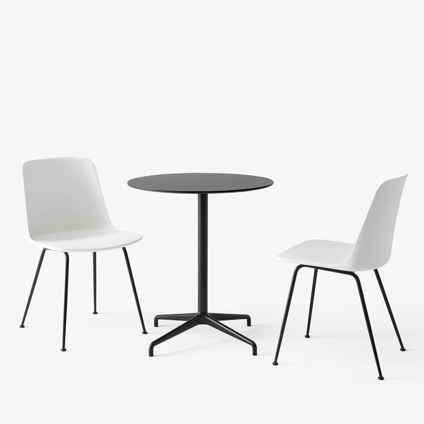 Rely ATD5 Gartentisch Ø65cm Schwarz