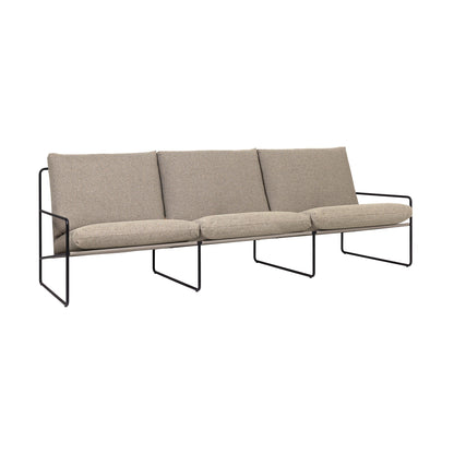 Desert Outdoor 3-Sitzer Sofa Schwarz