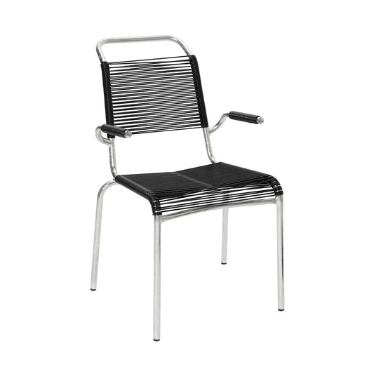 Altorfer Modell 1141 Gartenarmlehnstuhl Schwarz
