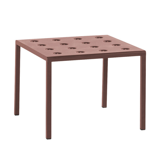 Balcony Garten Beistelltisch 50x51,5x38,5cm Eisenrot