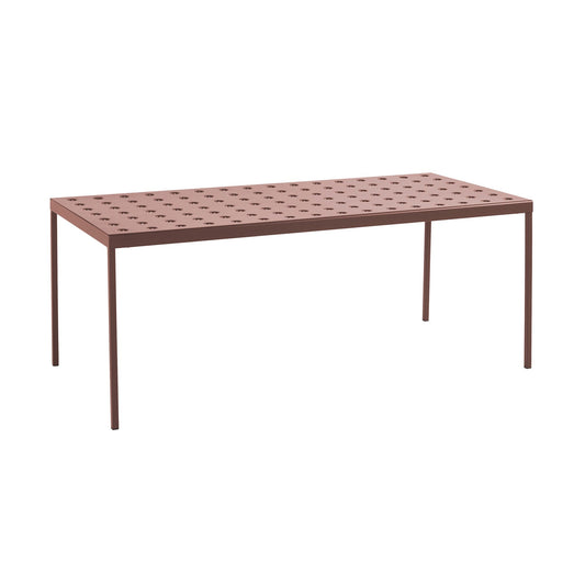 Balcony Gartentisch 190x87x74cm Eisenrot