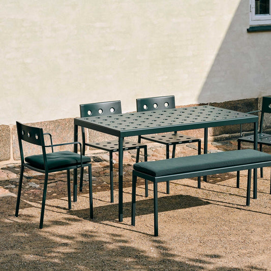 Balcony Gartentisch 144x76x74cm Anthrazit