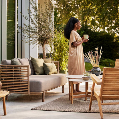 Sense 3-Sitzer Outdoor Sofa Natur