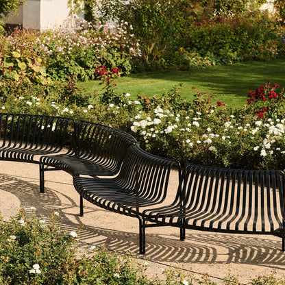 Palissade Dining Park Bench In/Out 2er Set Himmelgrau