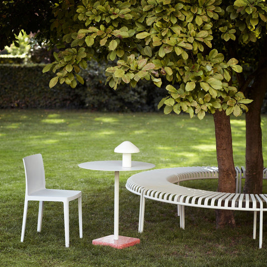 Palissade Park Gartenbank Weiß