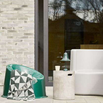 Cloverleaf In/Outdoor Sofaelement links Schwarz