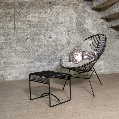 Acapulco Hocker Schwarz