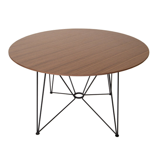 The Ring Table Esstisch Furnier Ø120cm Schwarz