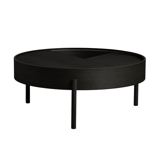 Arc Couchtisch Ø 89cm Schwarz