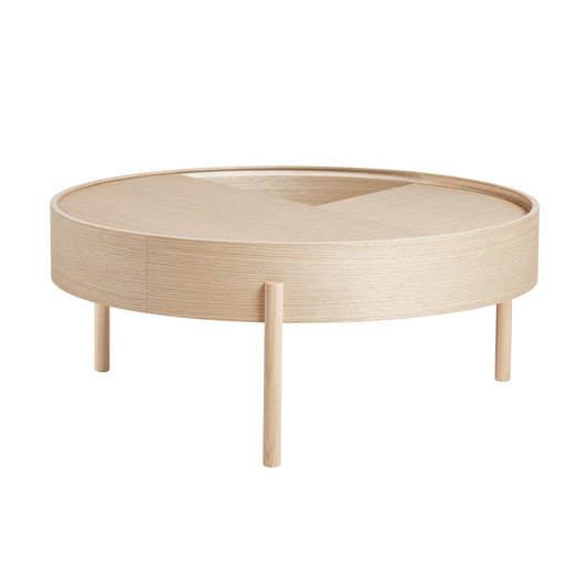 Arc Couchtisch Ø 89cm Weiß