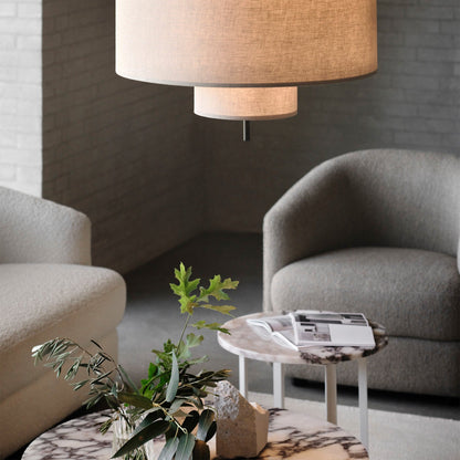 Florence Couchtisch Ø90cm Schwarz