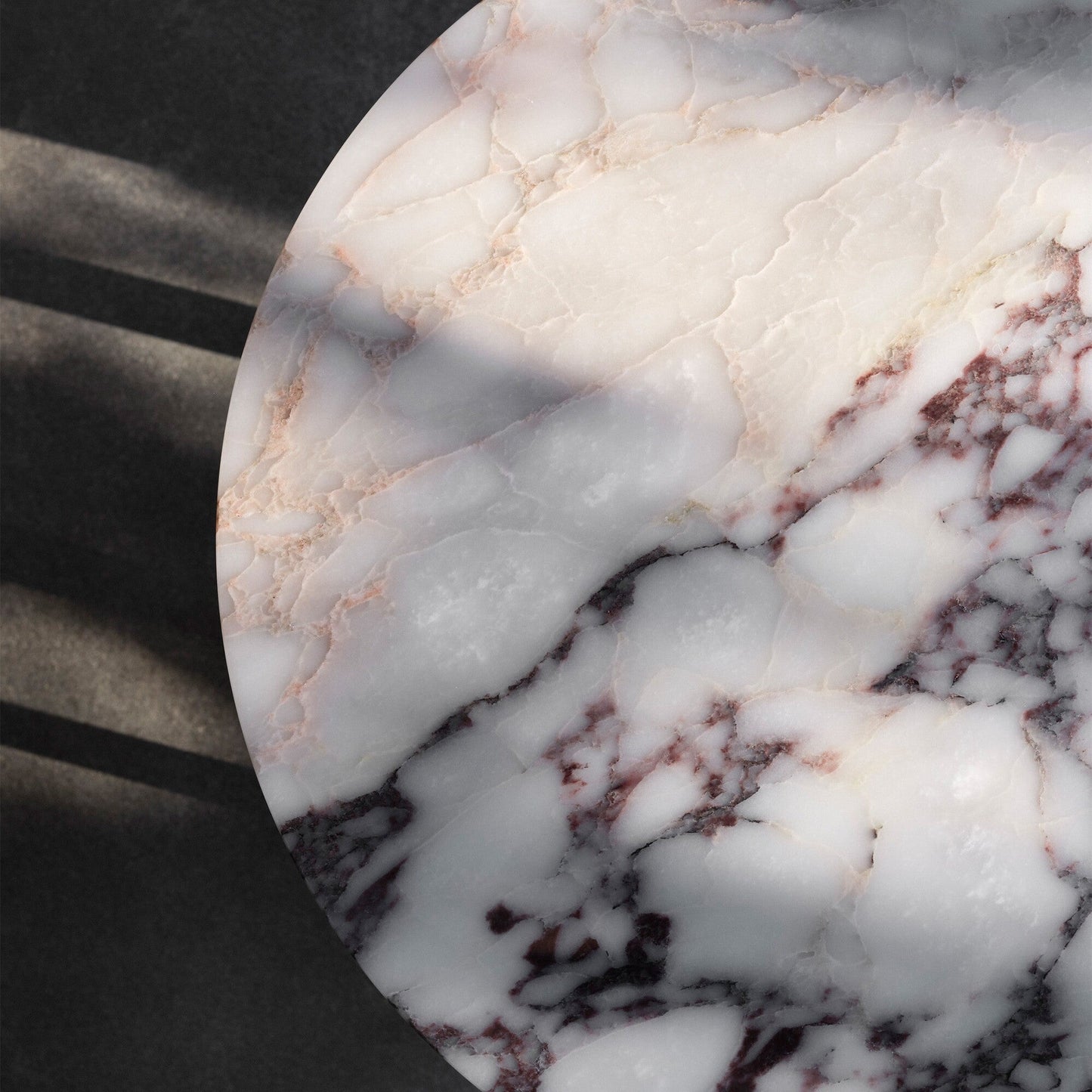 Florence Beistelltisch Ø50cm Schwarz