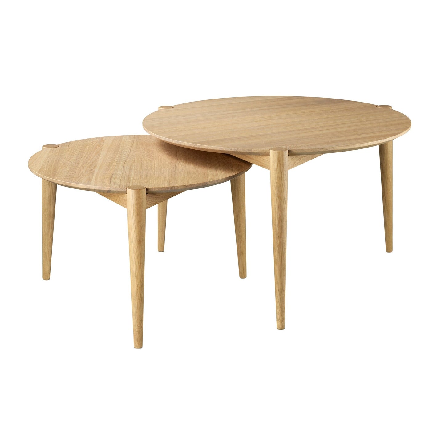 D102 Søs Couchtisch Ø 55cm Schwarz