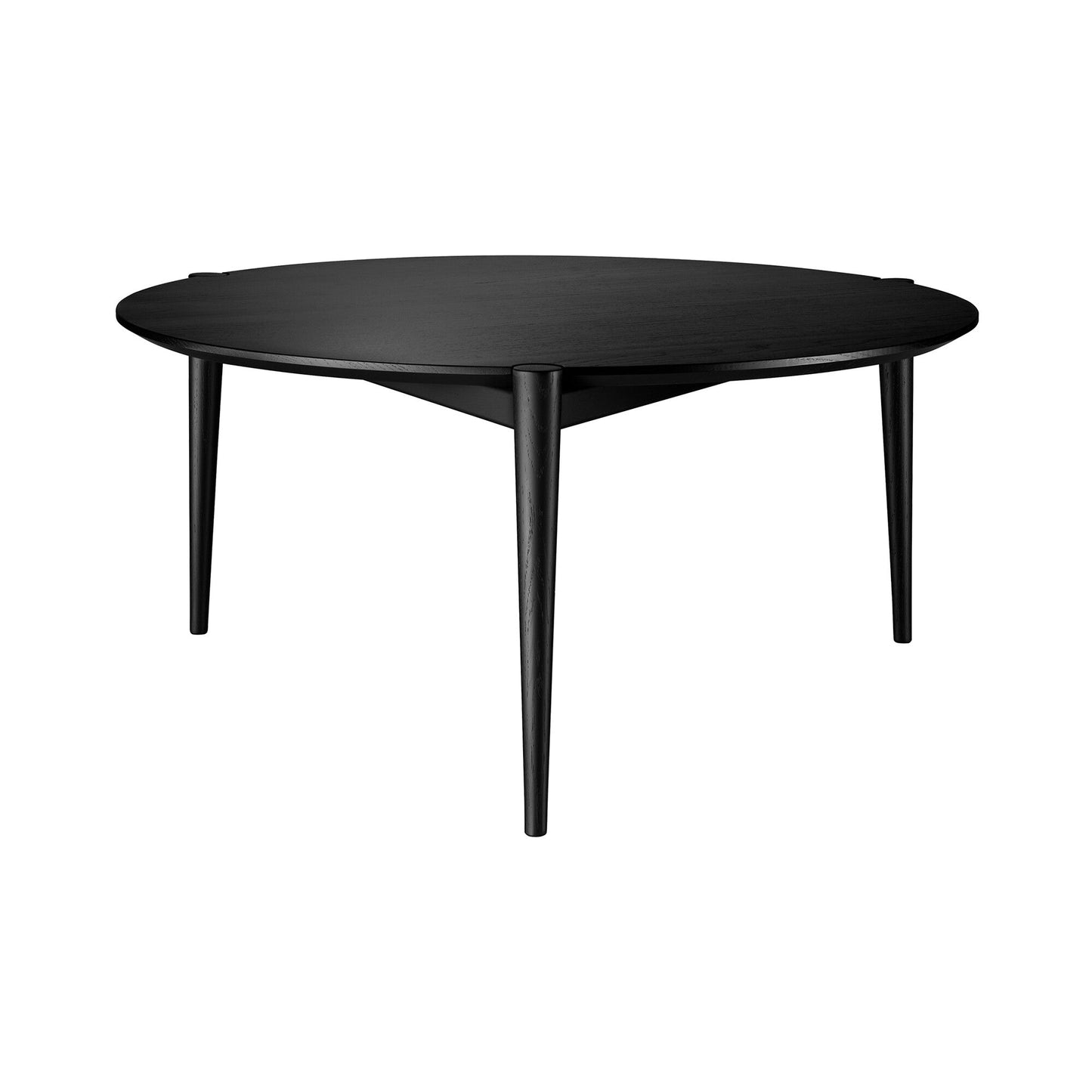 D102 Søs Couchtisch Ø 85cm Schwarz