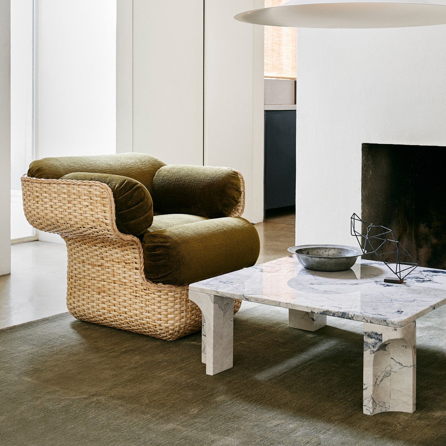 Doric Couchtisch 80x80cm Weiß