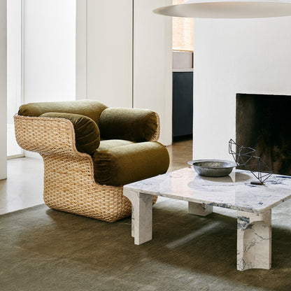 Doric Couchtisch 80x80cm Weiß