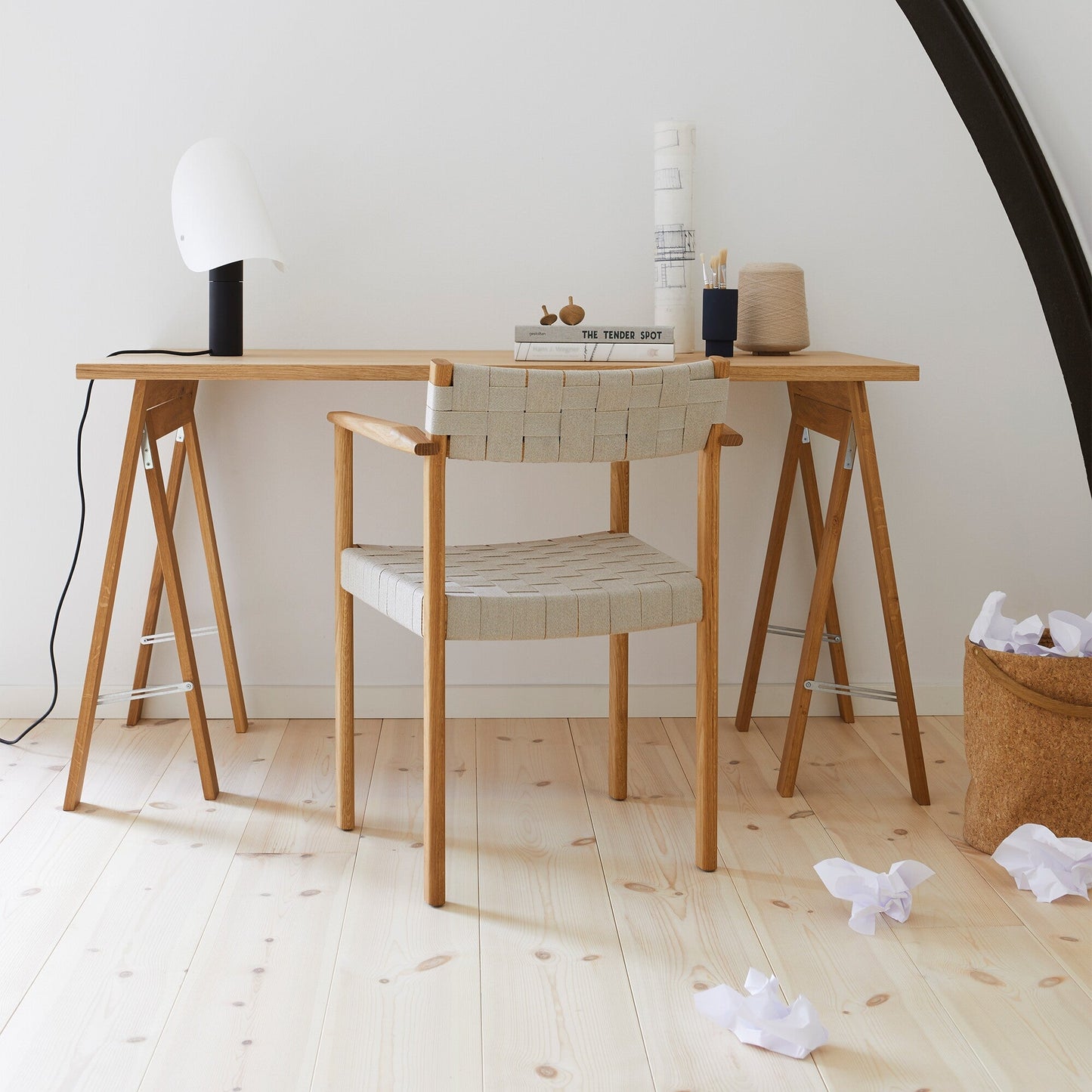 Motif Armlehnstuhl Schwarz