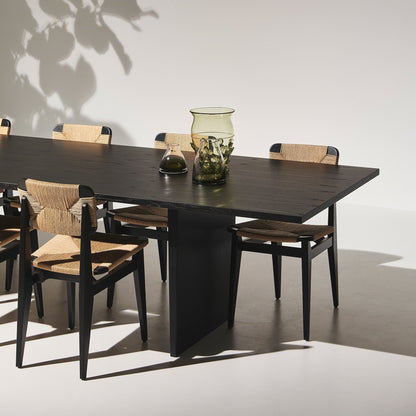Private Dining Esstisch 100x260cm Schwarz