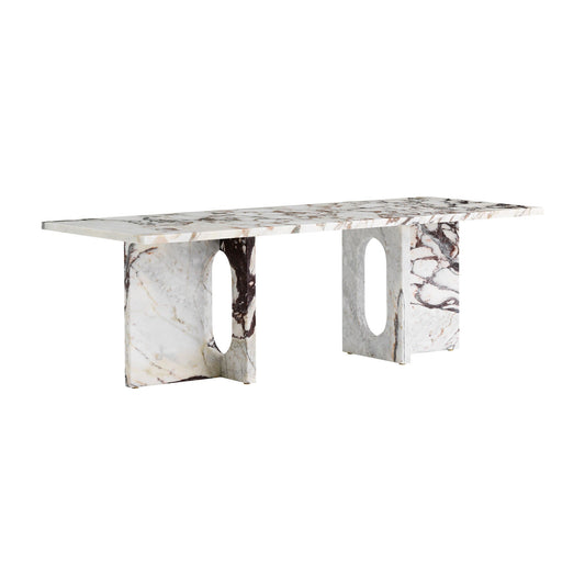 Androgyne Couchtisch Gestell Marmor 120x45cm